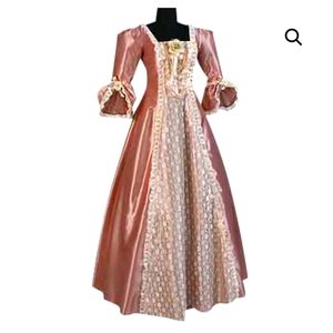 Pink and Cream Charlotte Victorian Dress
